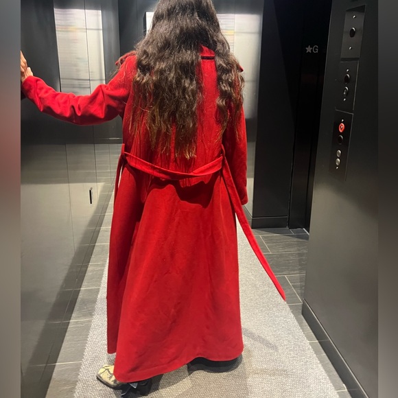 Handmade Red Coat - Picture 1 of 4